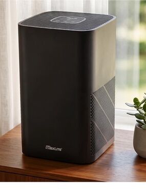 MaxLiteHome PurAirMax True HEPA Air Purifier - Black